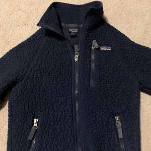 Patagonia Full zip Navy Fleece - Size S 7/8